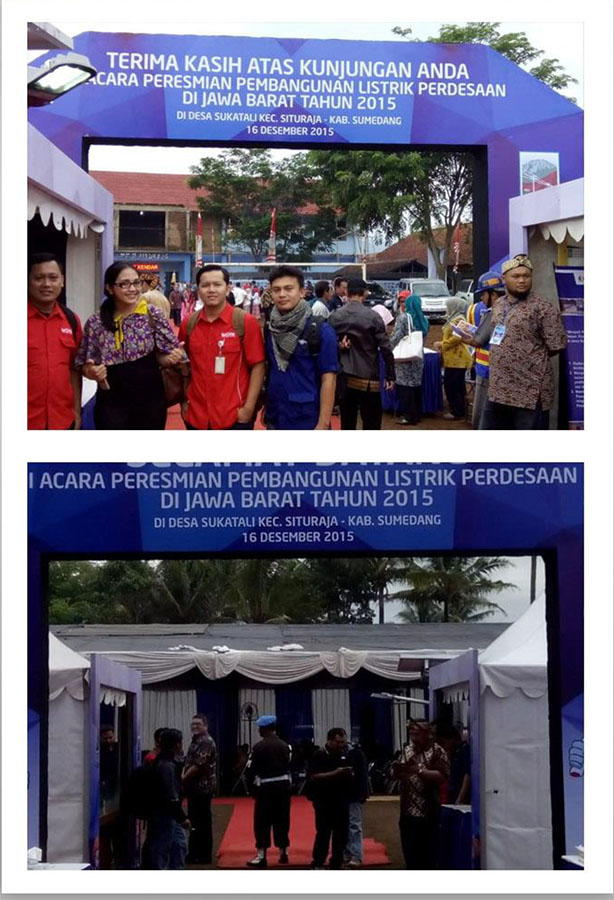 PERESMIAN PEMBANGUNAN LISTRIK PEDESAAN JAWA BARAT PERESMIAN PEMBANGUNAN LISTRIK PEDESAAN JAWA BARAT